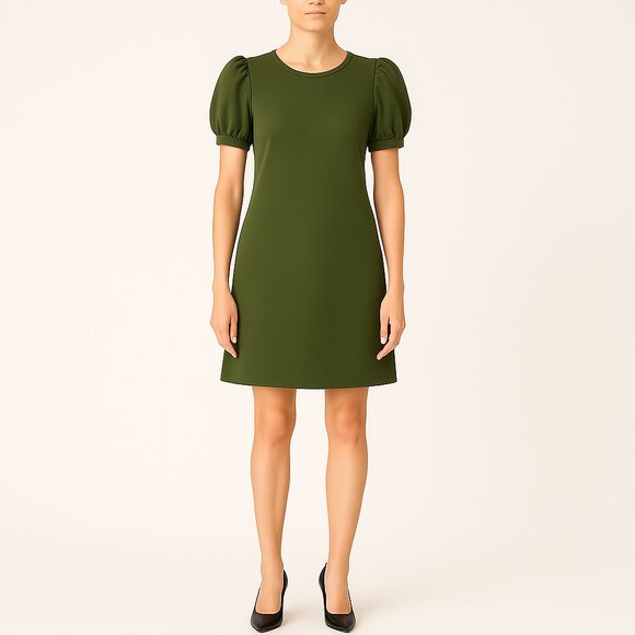 Amazing Puff Sleeve Shift Dress *NEW WITH TAGS* Size XS-XXS - Picture 1 of 16